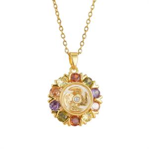 The new fashion trend is in full swing, with colorful zircon women's pendants, necklaces, and inlaid colored diamond jewelry