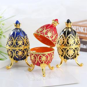 Diamond Inlaid Metal Crafts Will Be Sold As Gifts And Decorations. Creative Easter Eggs, Home And Bedroom Decorations